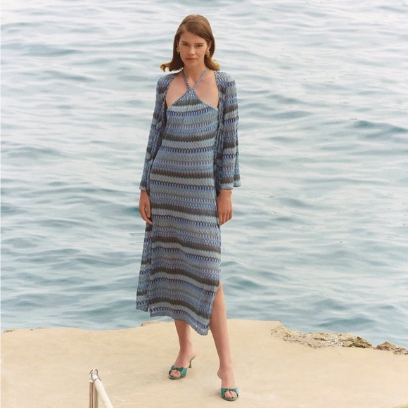 HILL HOUSE Leah Dress - Cool Multi Crochet M - Picture 2 of 6